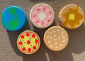 Wide Mouth Mason Custom Jar Lids, Hand Painted And Vinyl Options, Personalized Designs, Multiple Sizes