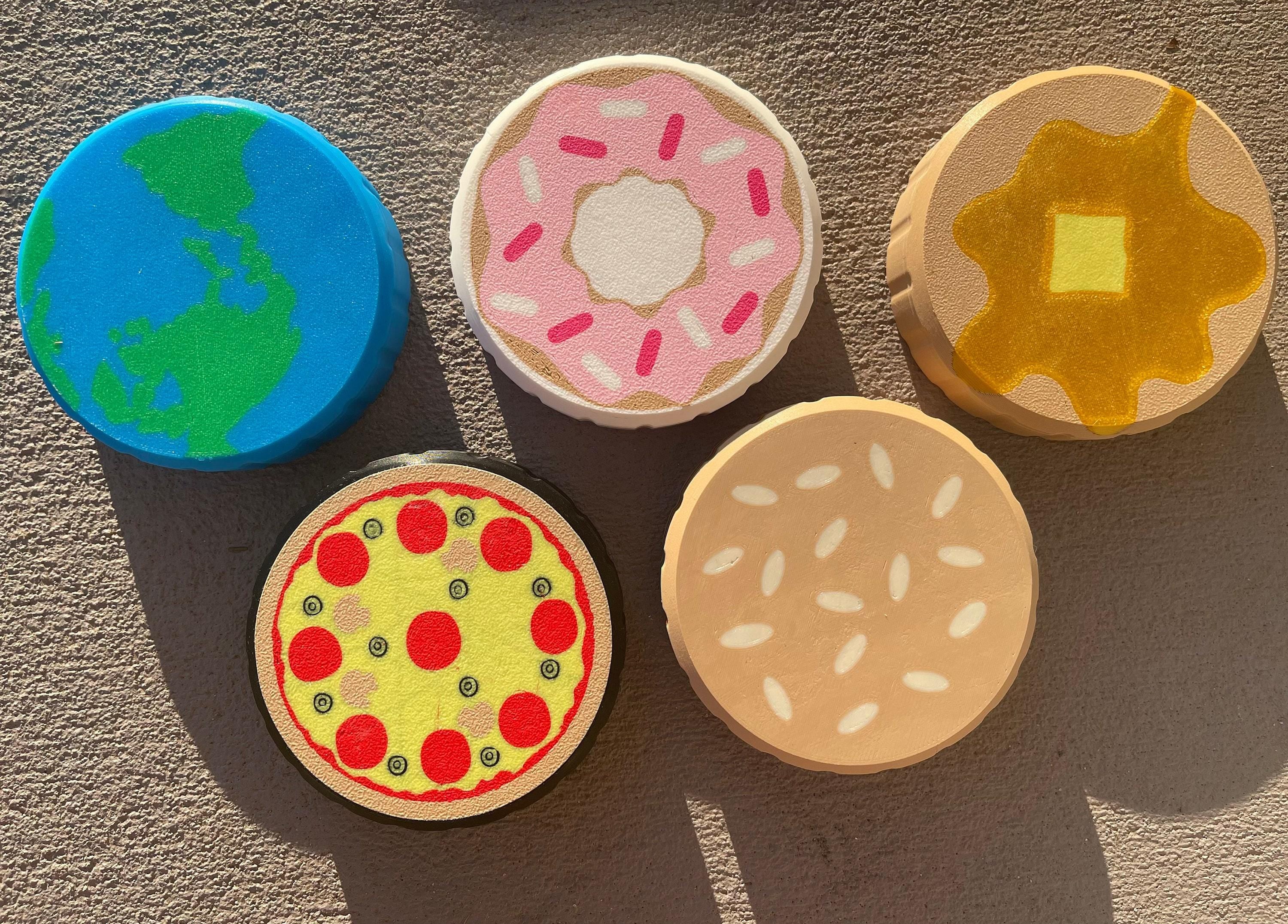 Wide Mouth Mason Custom Jar Lids, Hand Painted And Vinyl Options, Personalized Designs, Multiple Sizes