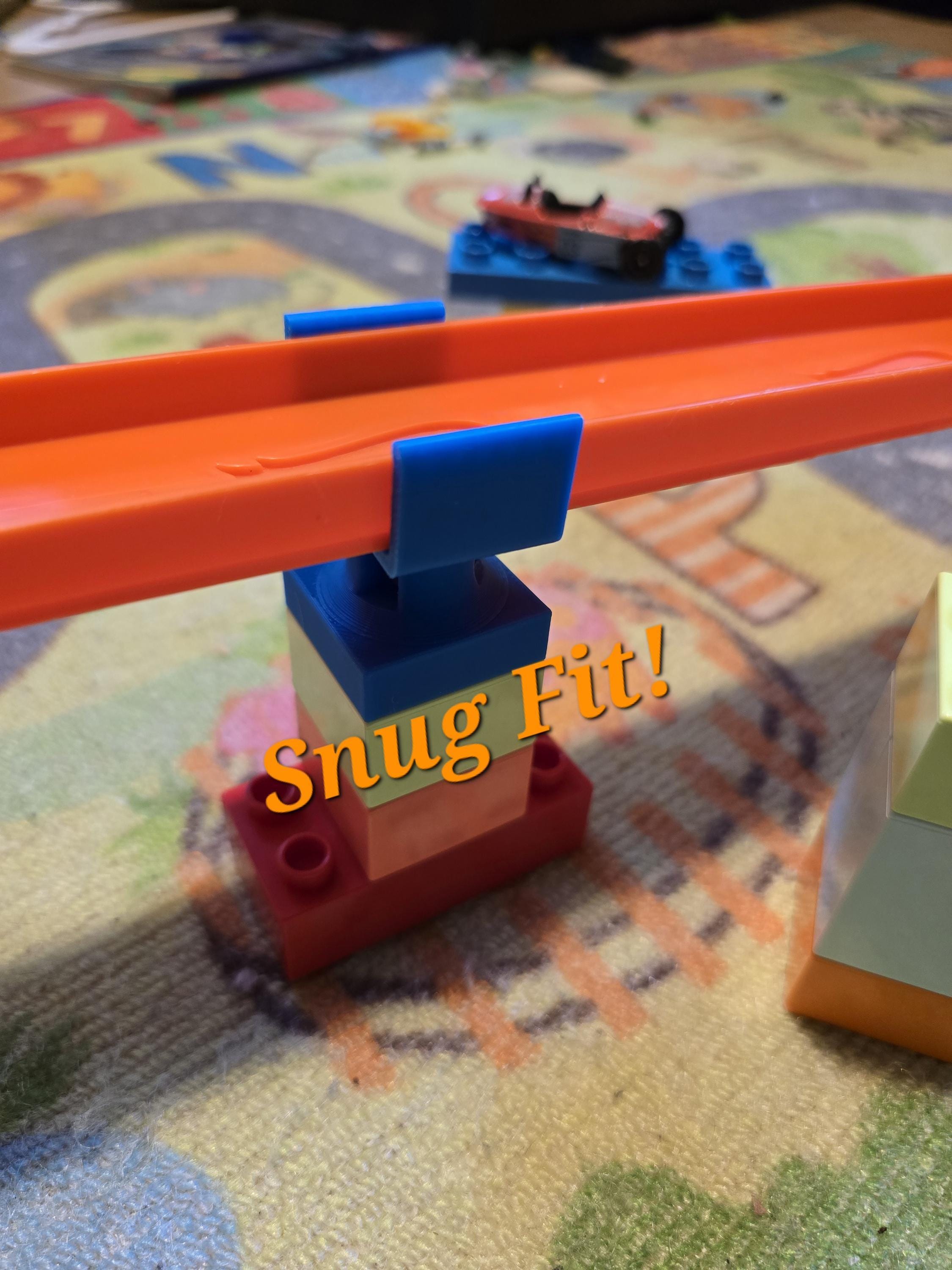 Speed Snap Dupl0, 3D Printed Track Adapters | PLA Plastic | Universal Fit, Two Mounts, Cityscape Racetracks, Ramps