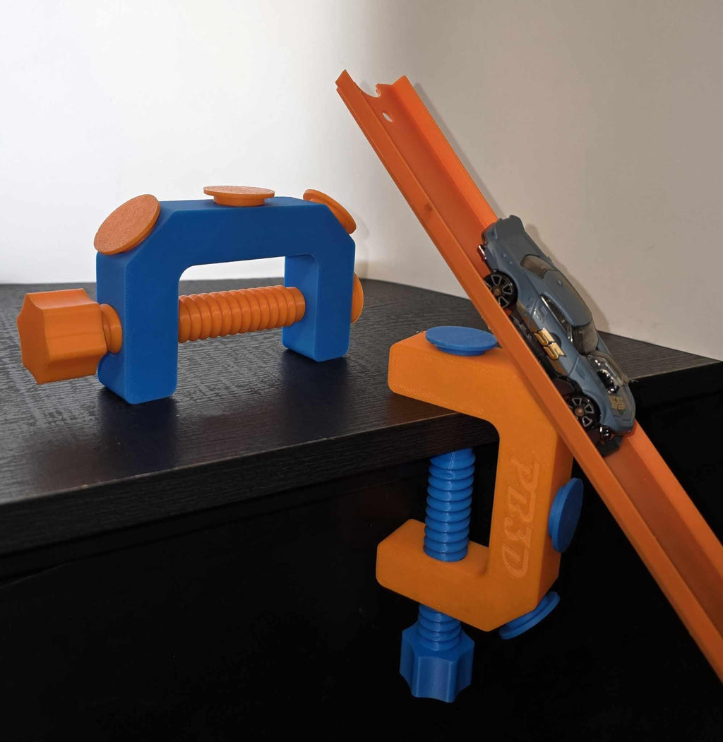 Mount 4 Removable, Racetrack Clamp, Super-Strong Grip - Fits Surfaces Up To 2-Inch, Works With Major Tracks