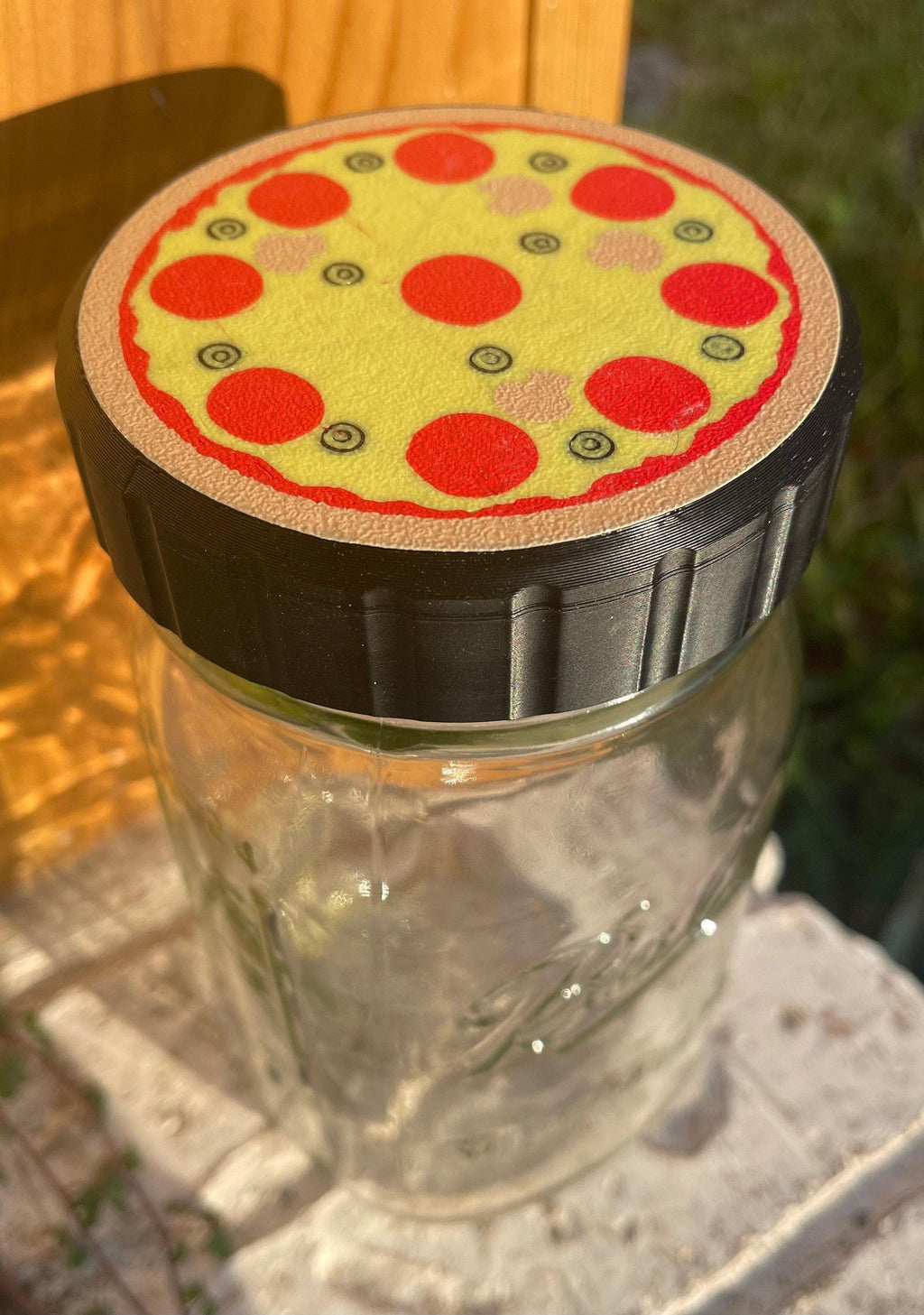 Wide Mouth Mason Custom Jar Lids, Hand Painted And Vinyl Options, Personalized Designs, Multiple Sizes