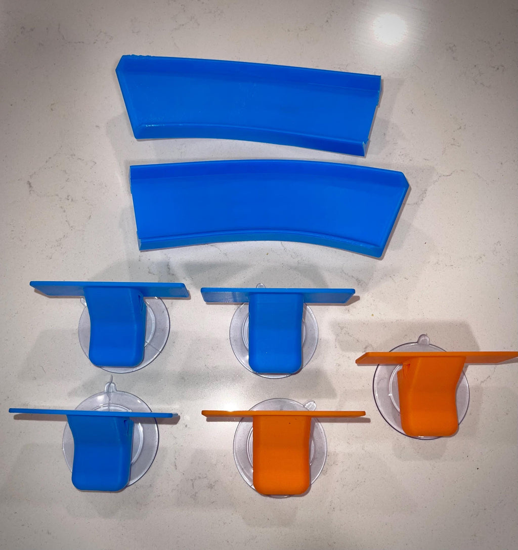 Toy Car Racetrack Suction Cup Holder Kit