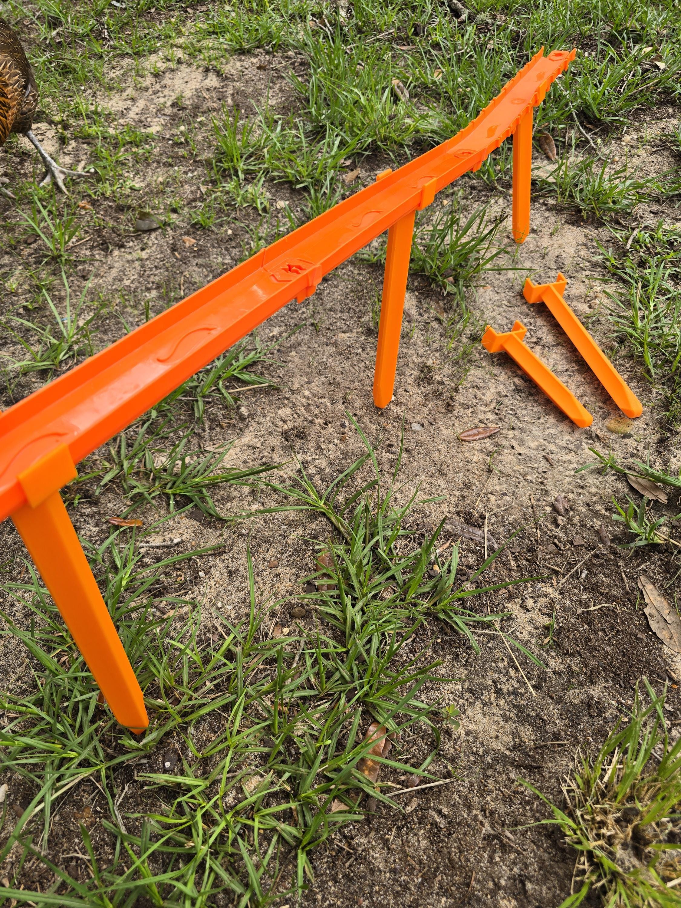 Speed Snap Off-Road, Mixed-Length Track Anchors | 3D Printed, Sand & Dirt Stakes | 5–10 Inch Set