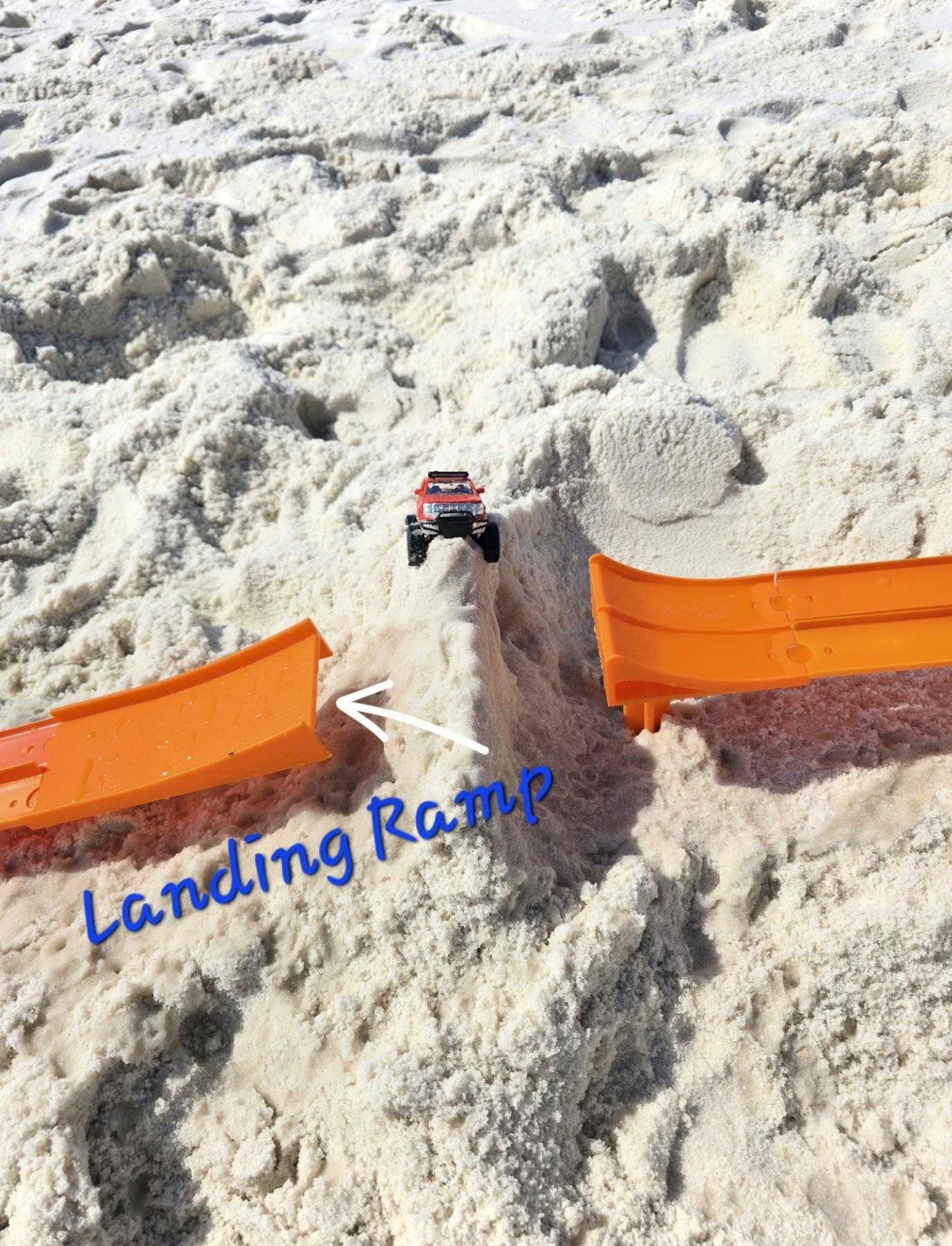 Monster Truck Ramp, Wall-Mount Launch Or Landing - 3in Wide, 2in Tall, 4.5in Long, Multiple Colors