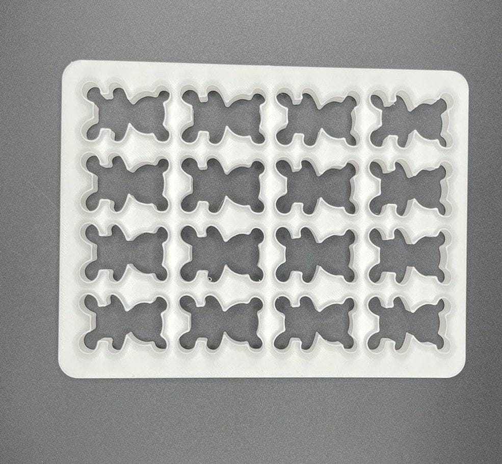 Teddy Bear Cookie, Fun Shaped Cutter - For Dough, Clay, Snacks, 6x5in | Creates 4x4 Cutouts