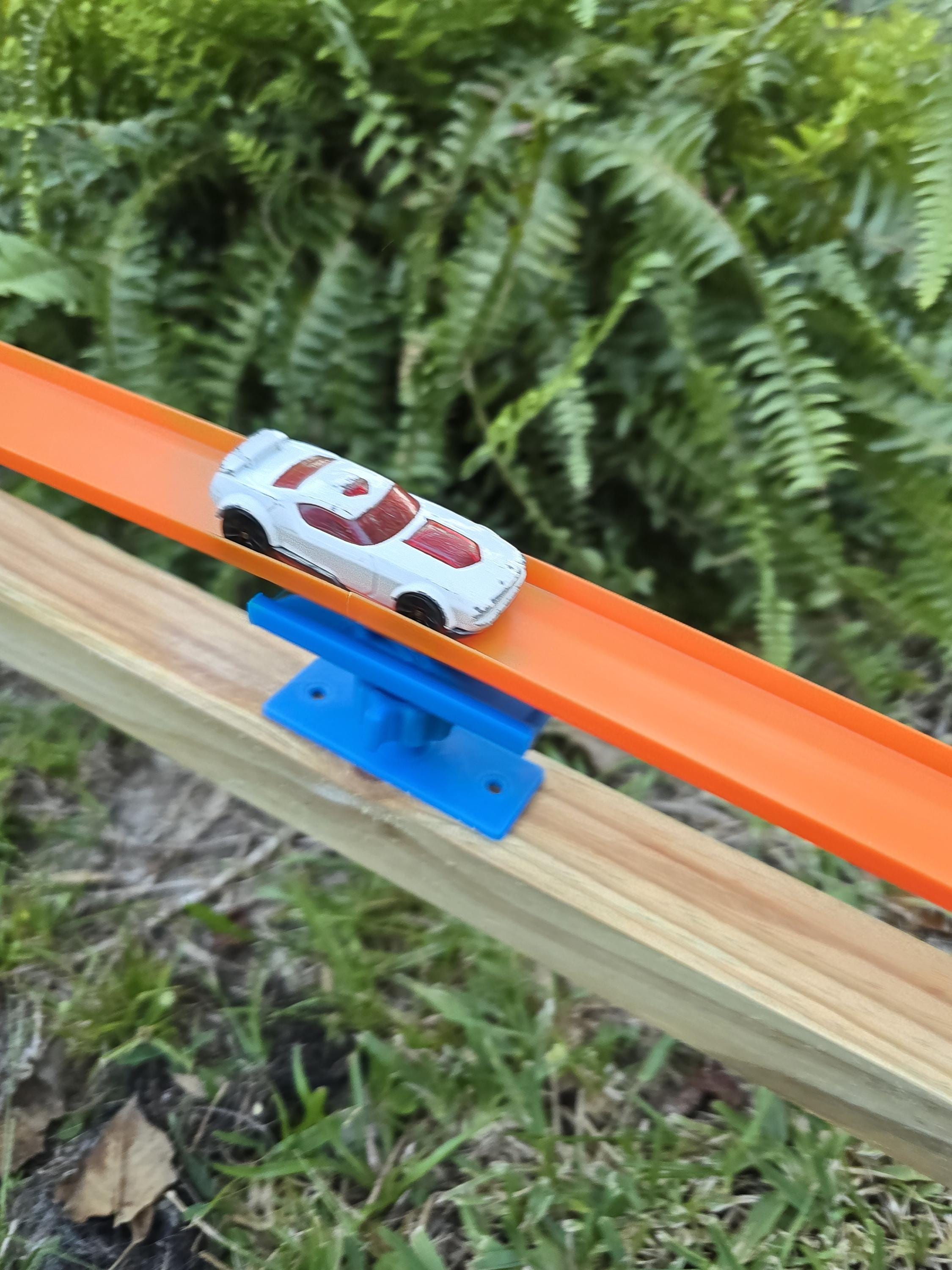 Ultimate Swivel Base - Track Mount, 360 Rotation, Side-To-Side Slide, Pre-Drilled Universal Fit For Hot Wheels