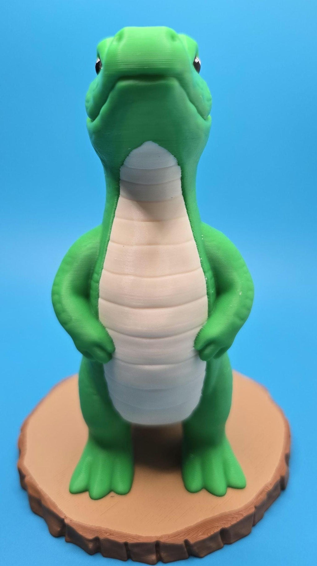 Mini Porch Alligator, Farmhouse Desk Statue | 3D Printed Resin | 6 Inch Tall, Giftable Accent