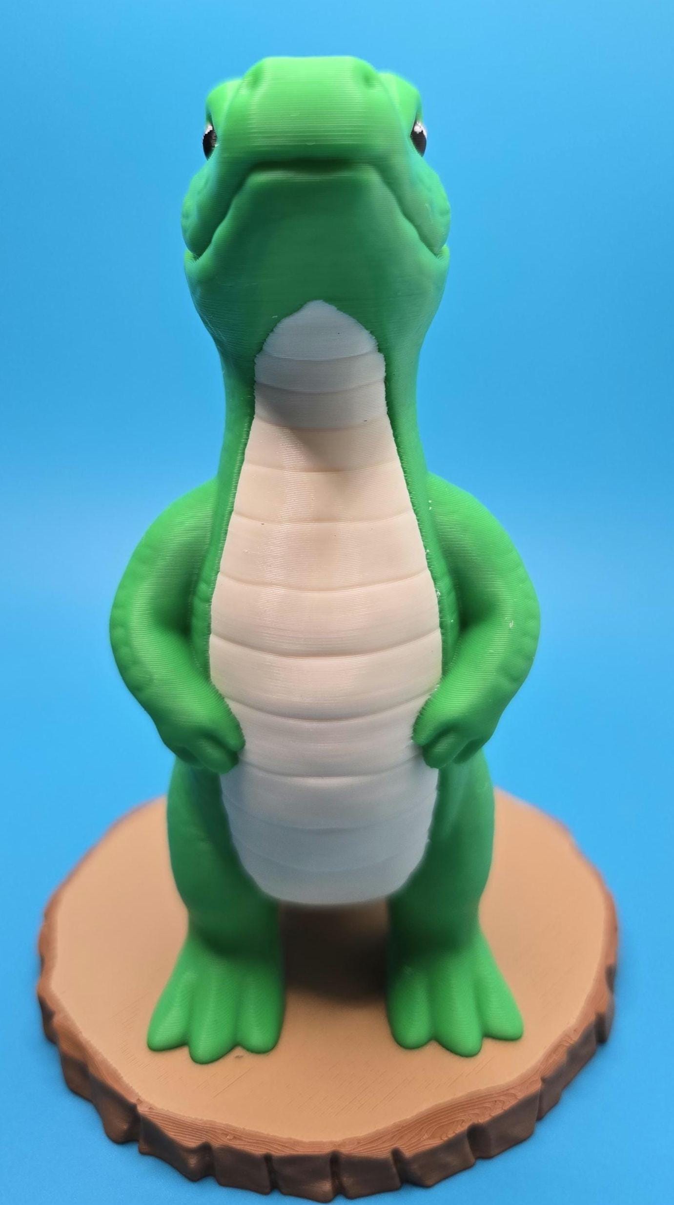 Mini Porch Alligator, Farmhouse Desk Statue | 3D Printed Resin | 6 Inch Tall, Giftable Accent