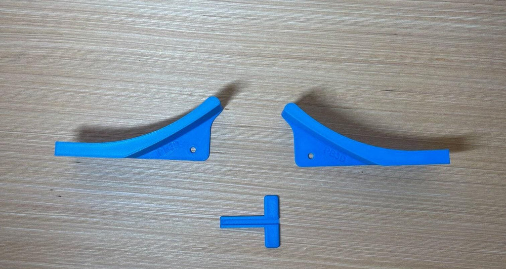 Racetrack Wall Ramps, Kids Car Jump Set - Left & Right, With Joint, Ground Or Mounted Play, For Most Tracks