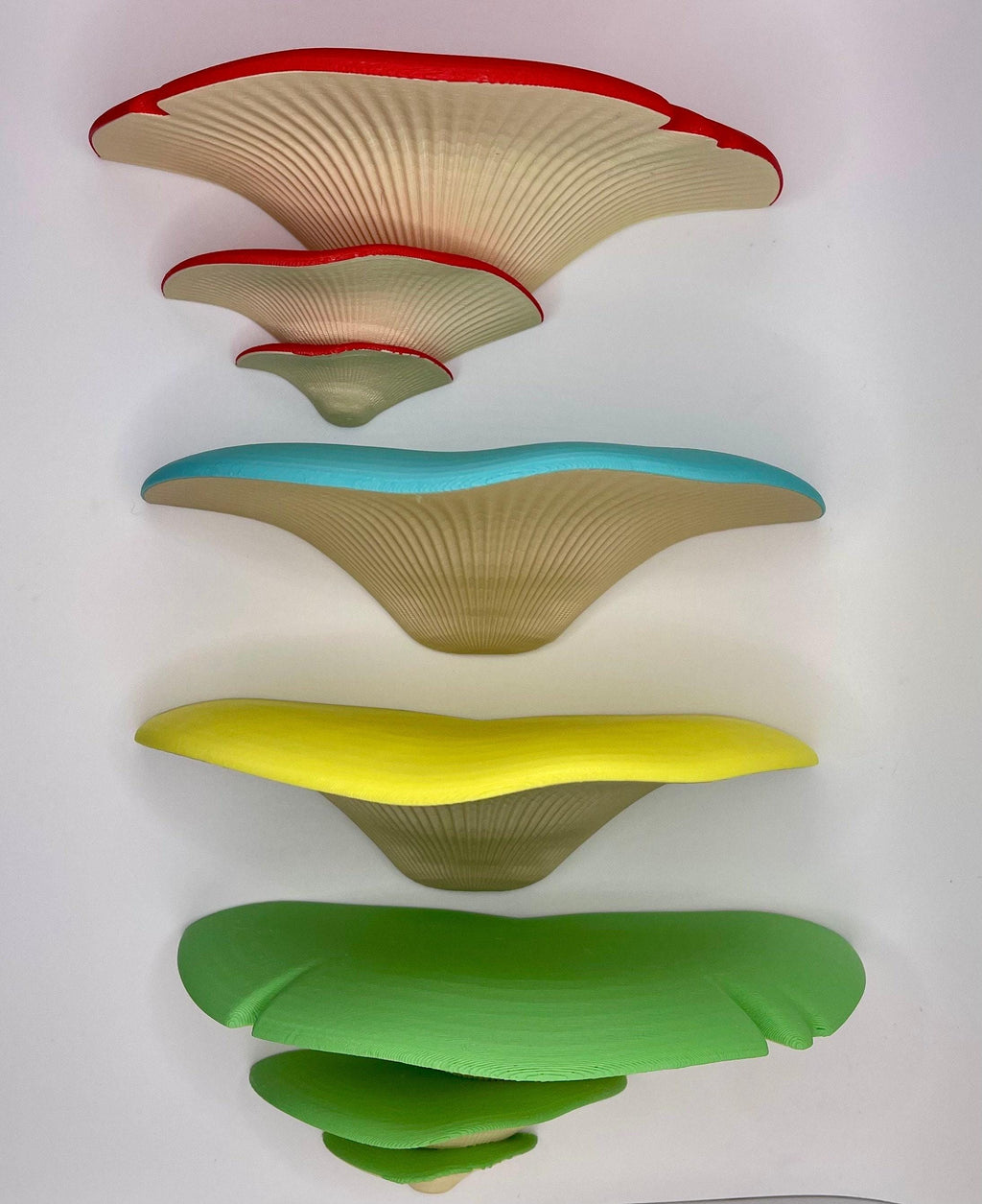 Floating Mushroom Wall Shelves