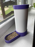 Quail And Chick - Feeder & Waterer Set - Removable Lid, 221 mL Capacity, Suction Cup with Zip Tie Mounts