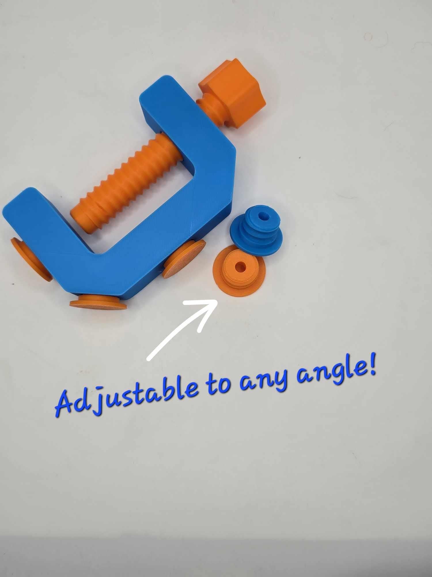 Mount 4 Removable, Racetrack Clamp, Super-Strong Grip - Fits Surfaces Up To 2-Inch, Works With Major Tracks