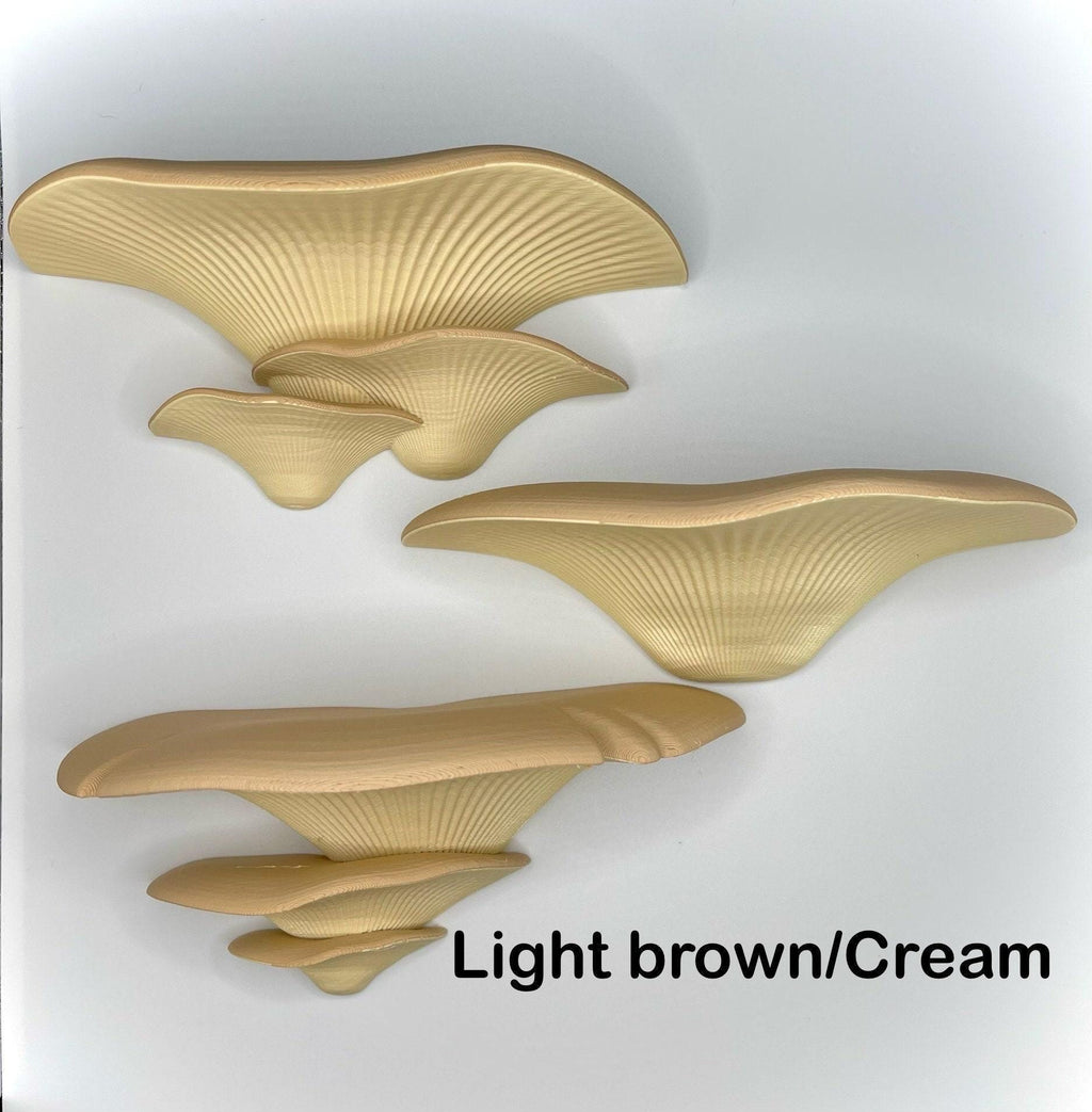 Floating Mushroom Wall Shelves