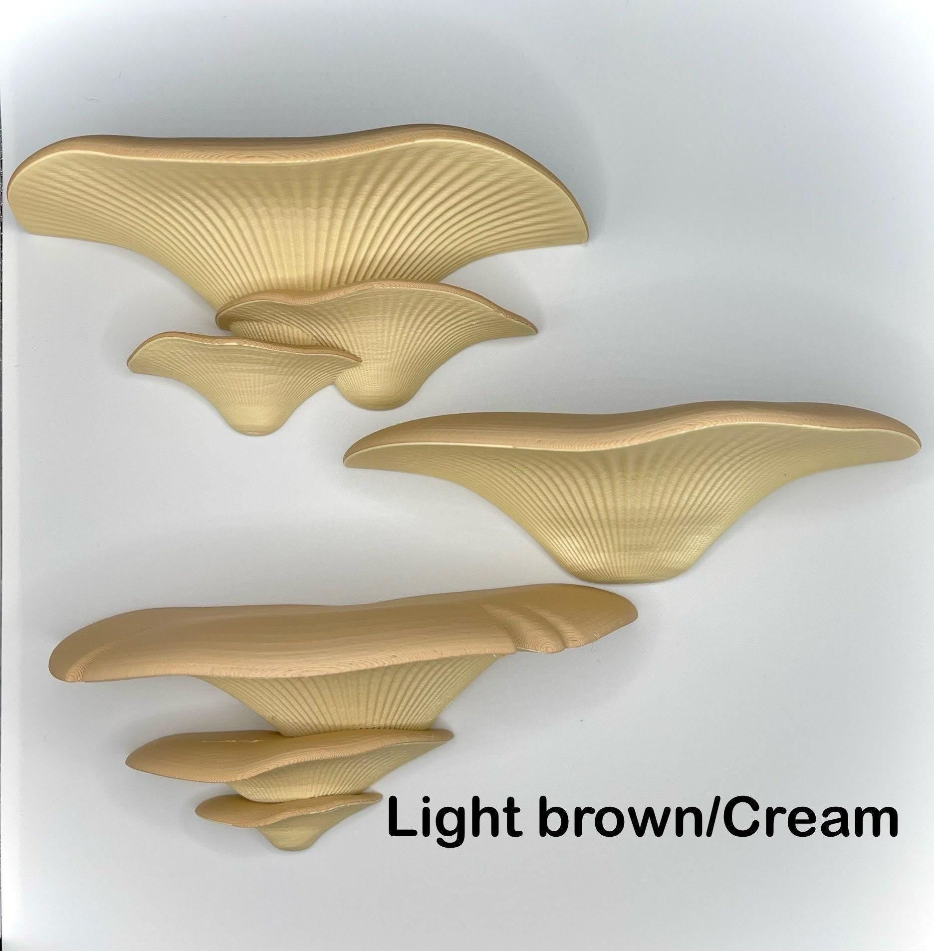 Floating Mushroom Wall Shelves
