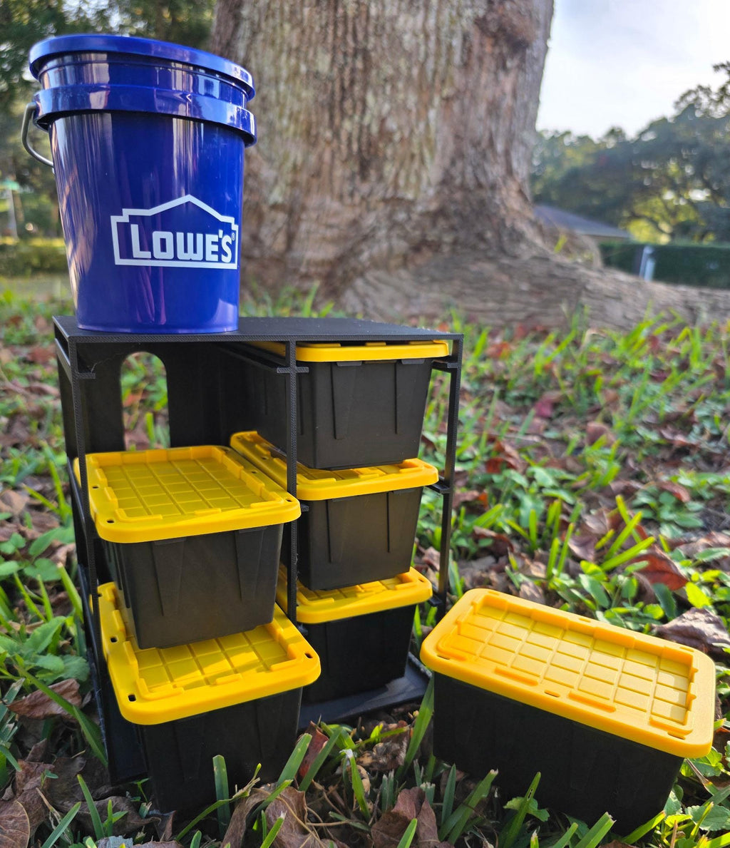 Lowes Tweeny Mini, Replacement Tote Lids - 3D Printed, Fits 4.8x3.2x2.2 In Totes | Colorful, Party Caps