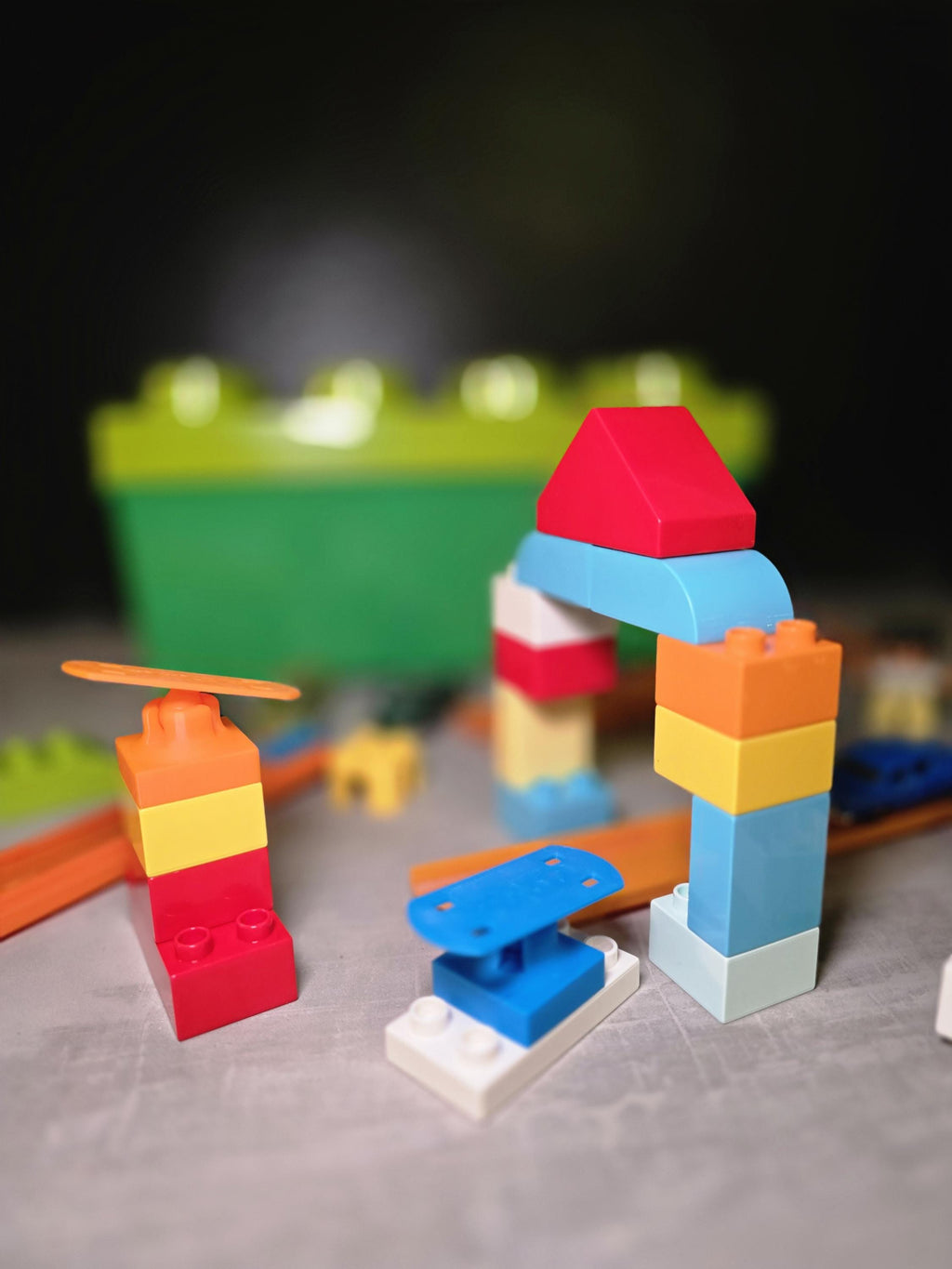 3D Printed Adapters, Racetrack Connectors For Duplo Tracks | PLA Plastic | Universal Fit, Color Options