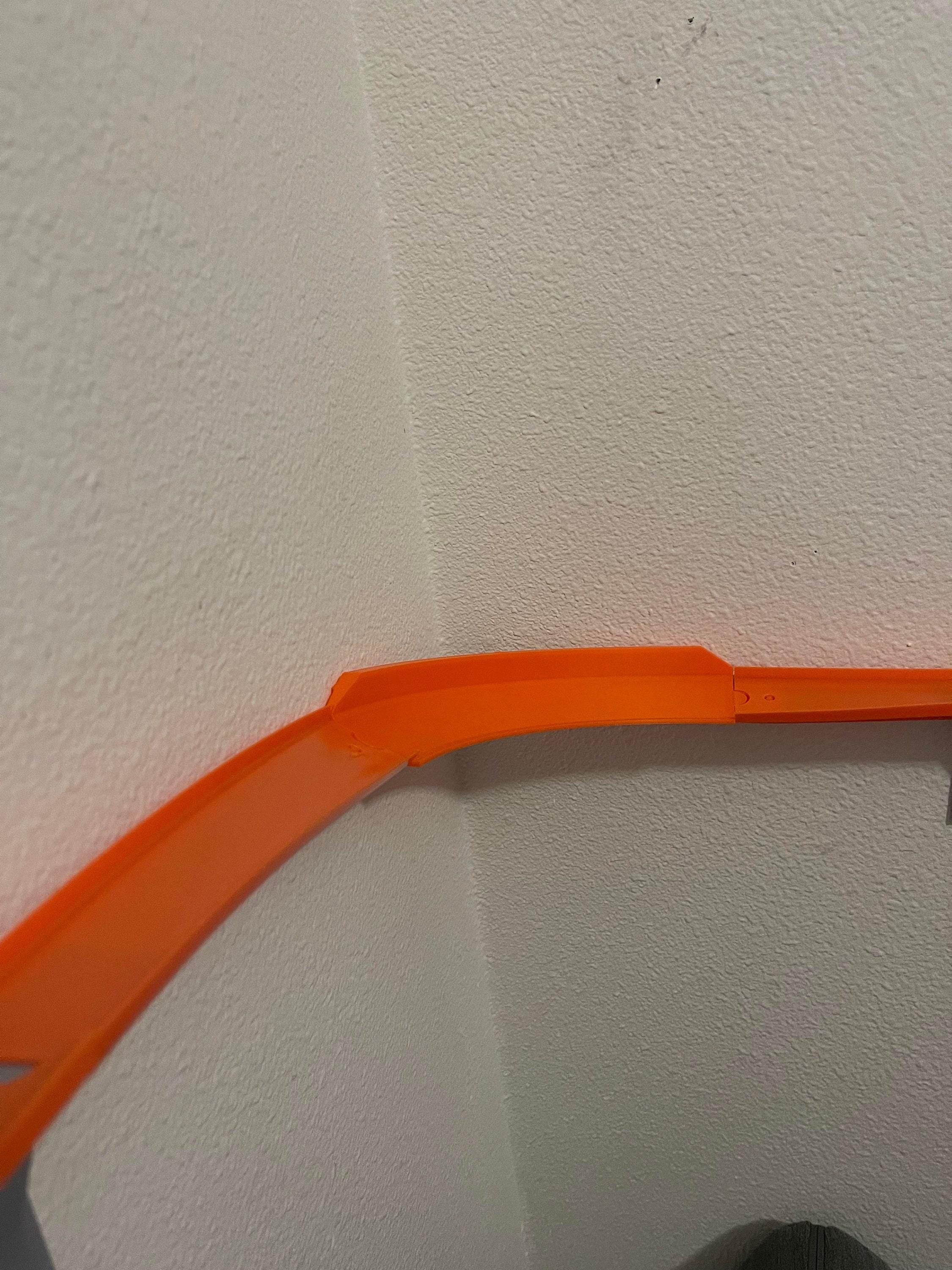 Racetrack 90 Degree, Inside Corner Turn - 3D Printed Adapter, High Walls, Fits Snug (Single, 4-Pack)