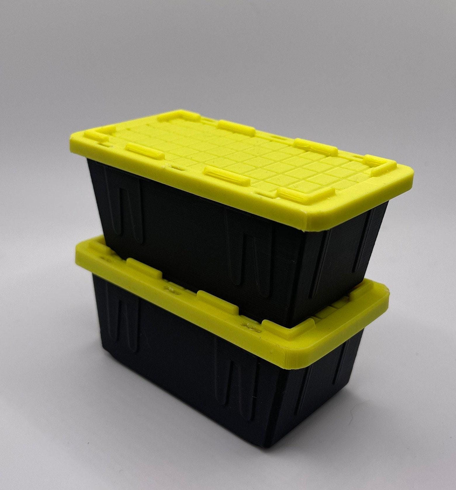 Mini Totes With, Stackable Storage System - Single Or Full Sets, Rack Compatible | 4x2x1.5In