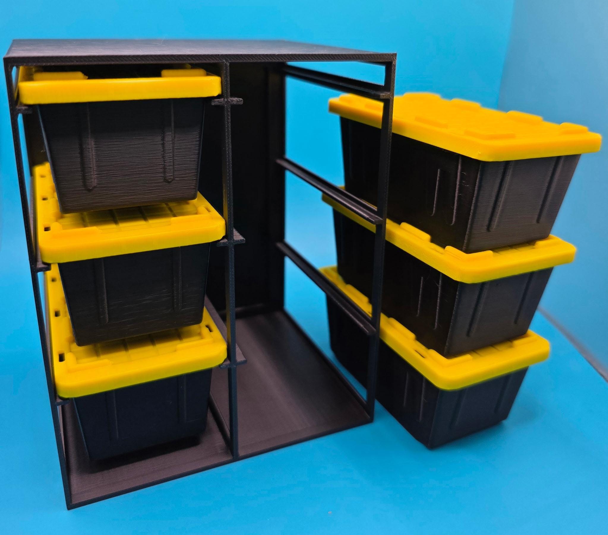 Mini Totes With, Stackable Storage System - Single Or Full Sets, Rack Compatible | 4x2x1.5In