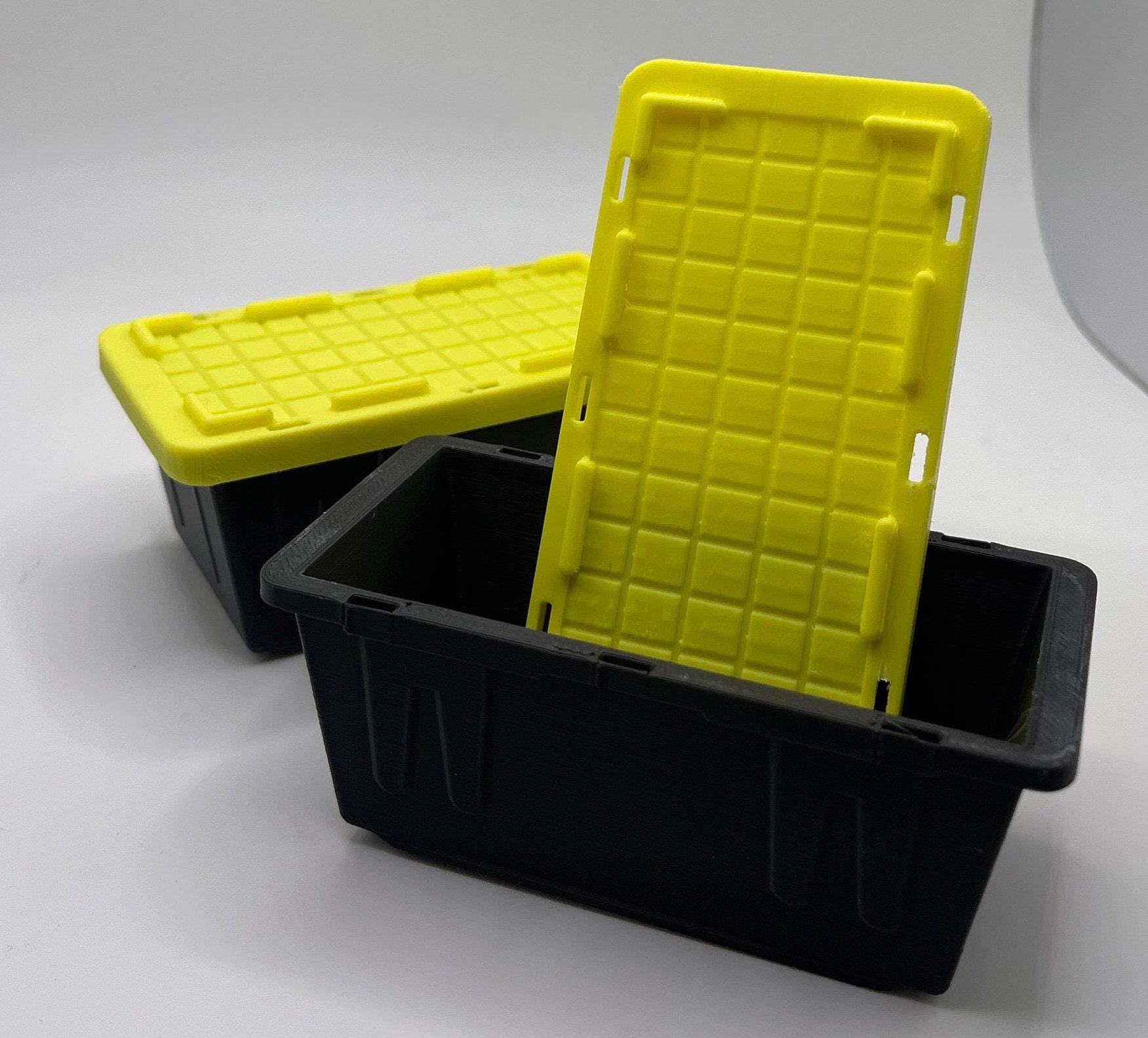 Mini Totes With, Stackable Storage System - Single Or Full Sets, Rack Compatible | 4x2x1.5In