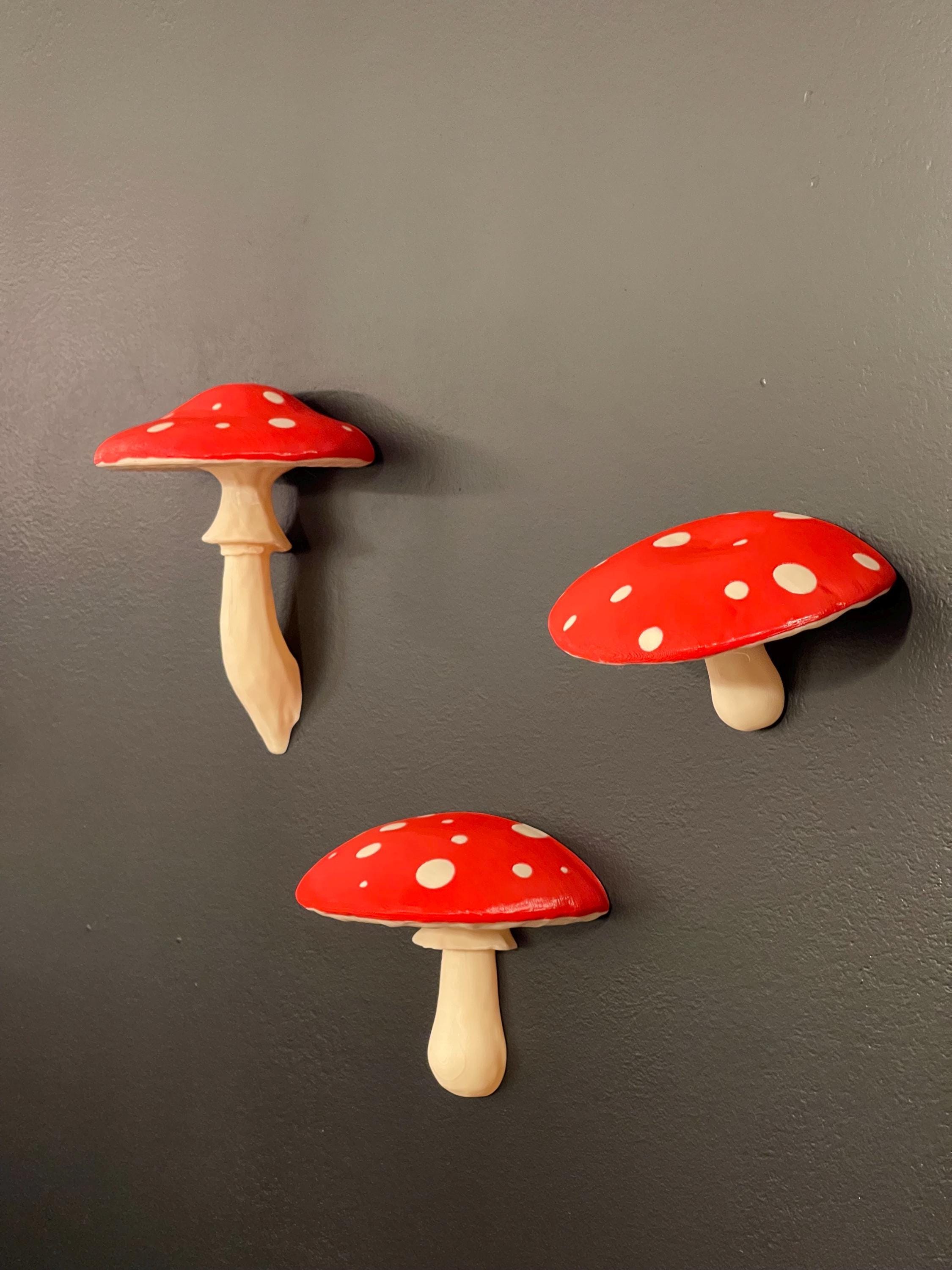 Mushroom Wall Decor – Set of 3