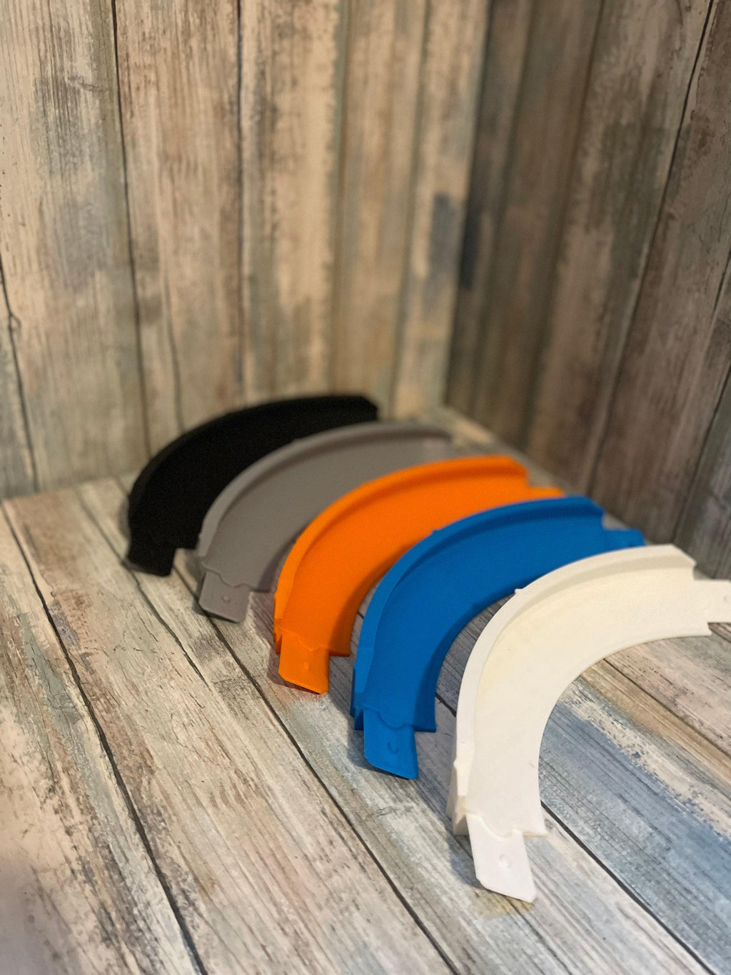 Racetrack 90 Degree, Inside Corner Turn - 3D Printed Adapter, High Walls, Fits Snug (Single, 4-Pack)
