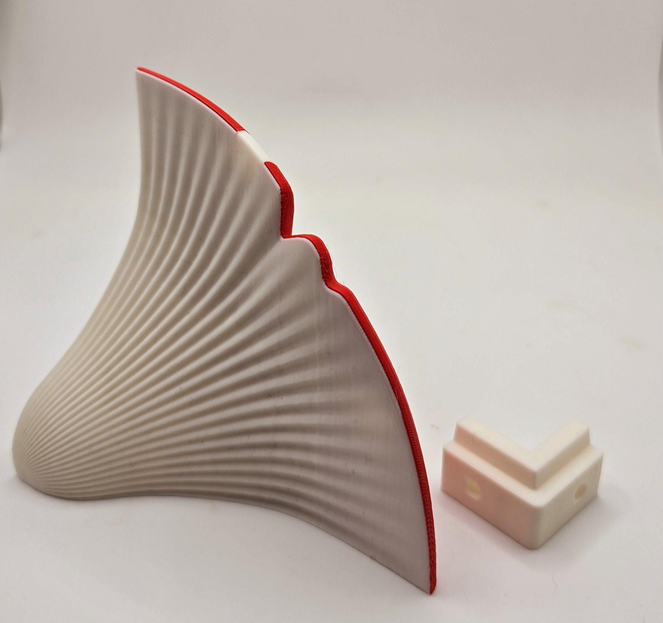 Shelves - 3D Printed, Mushroom Corner Shelf | PLA Wall Decor | Small, Medium, Large Sizes, Custom Options