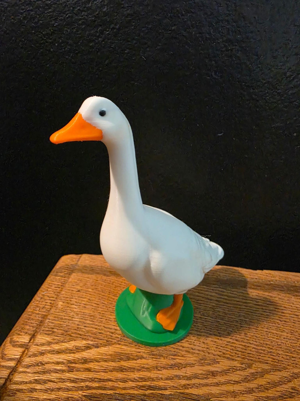 Mini Porch Goose, Farmhouse Figurine | 3D Printed | 6 Inch Tall Desk Accent, Shelf Entryway Gift, Seasonal Decor