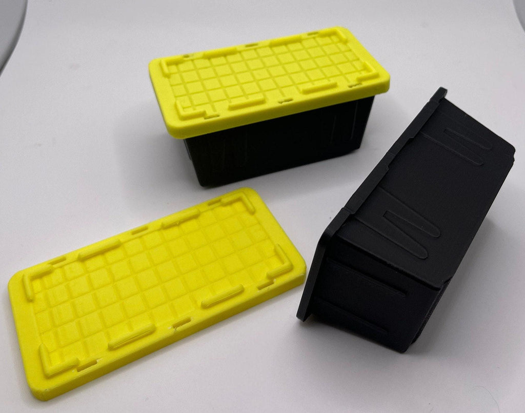 Mini Totes With, Stackable Storage System - Single Or Full Sets, Rack Compatible | 4x2x1.5In