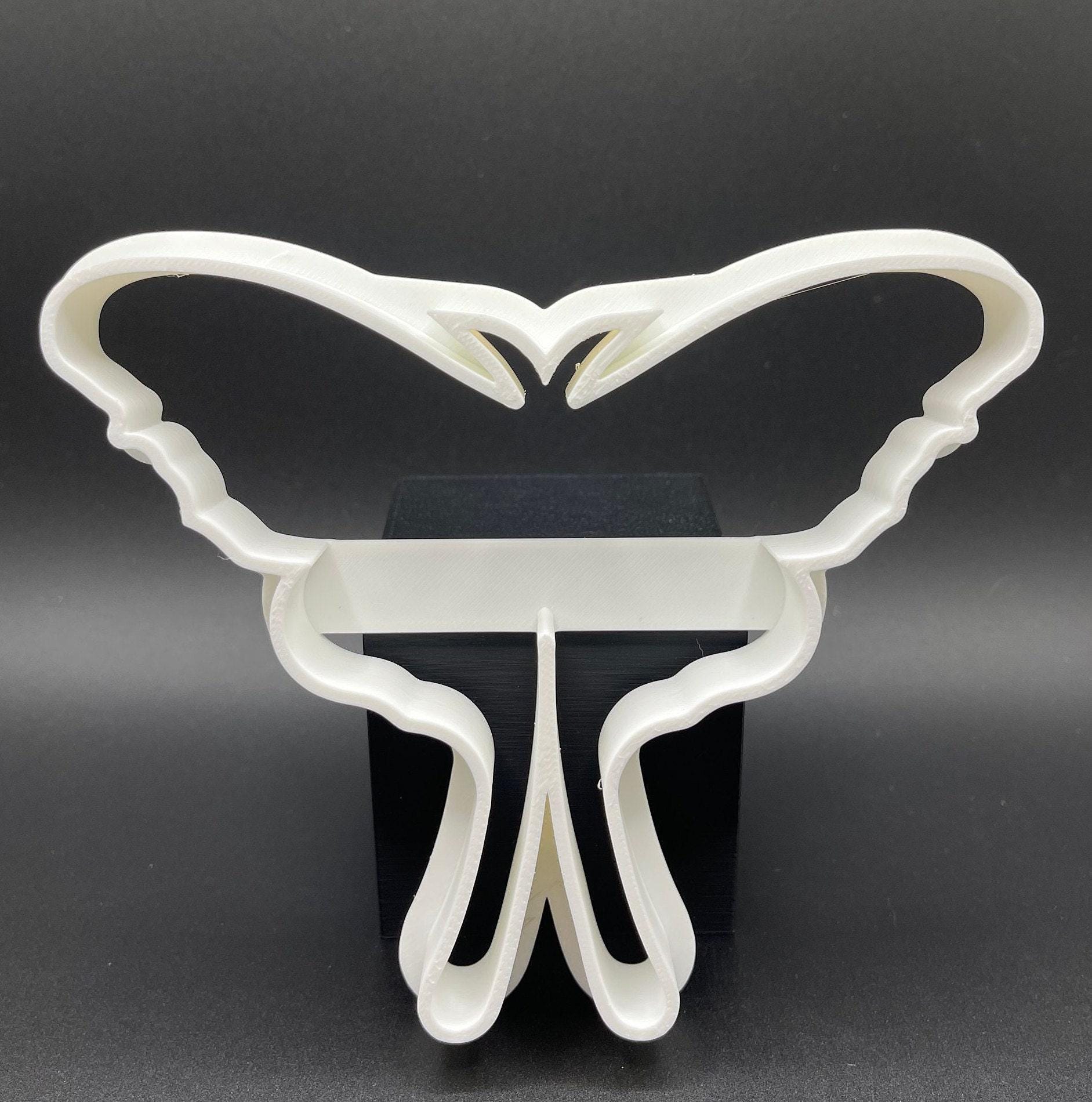Luna Moth Cookie, Nature-Themed Cutter And Clay Mold | Food Safe PLA | 5.5"x4.4", Hand Wash Only
