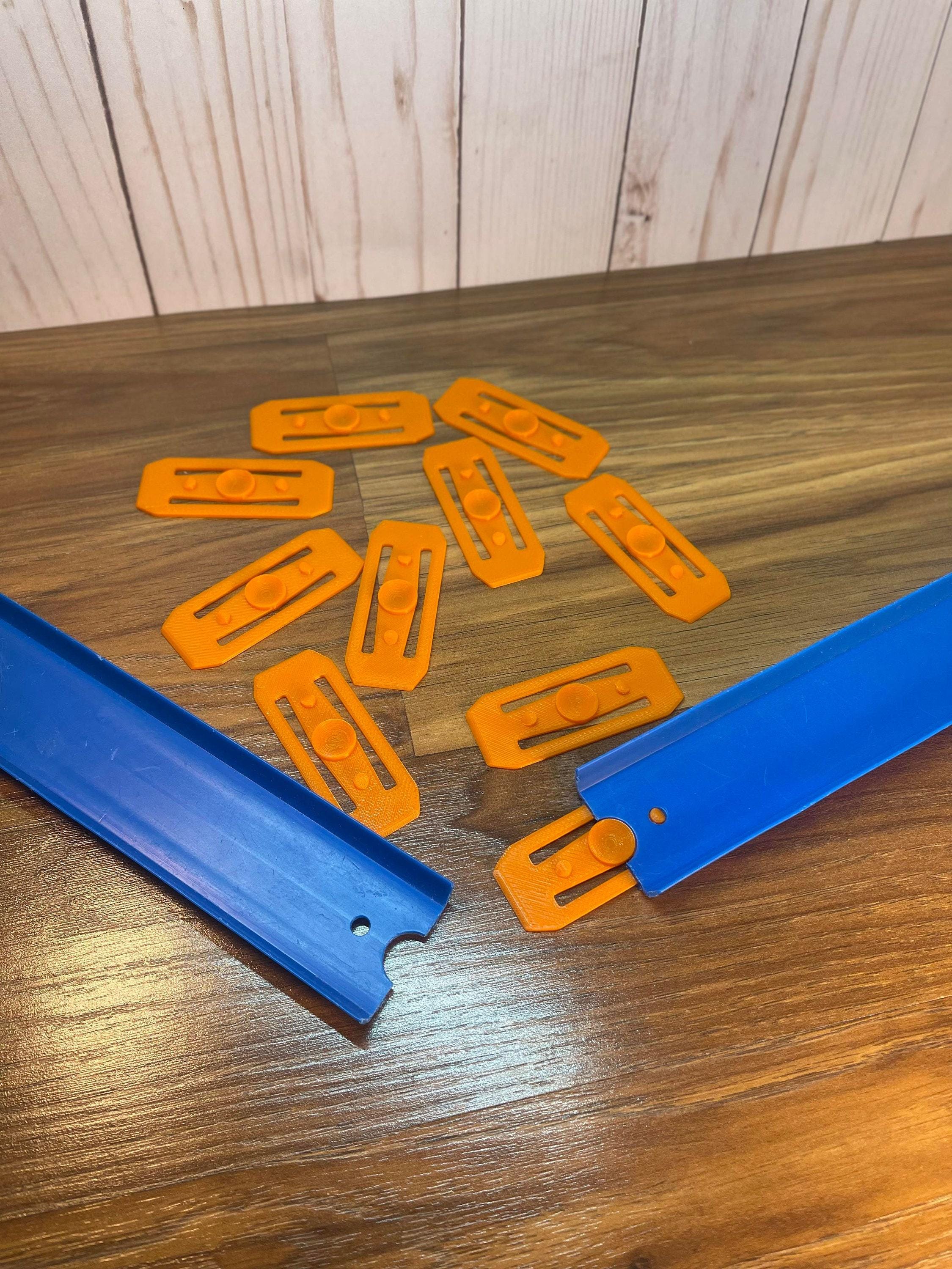 Track Joiner 10pk, Flexible Snug Connector For Toy Racetracks, Compatible With Popular Brands - 3D Printed PLA | Kids
