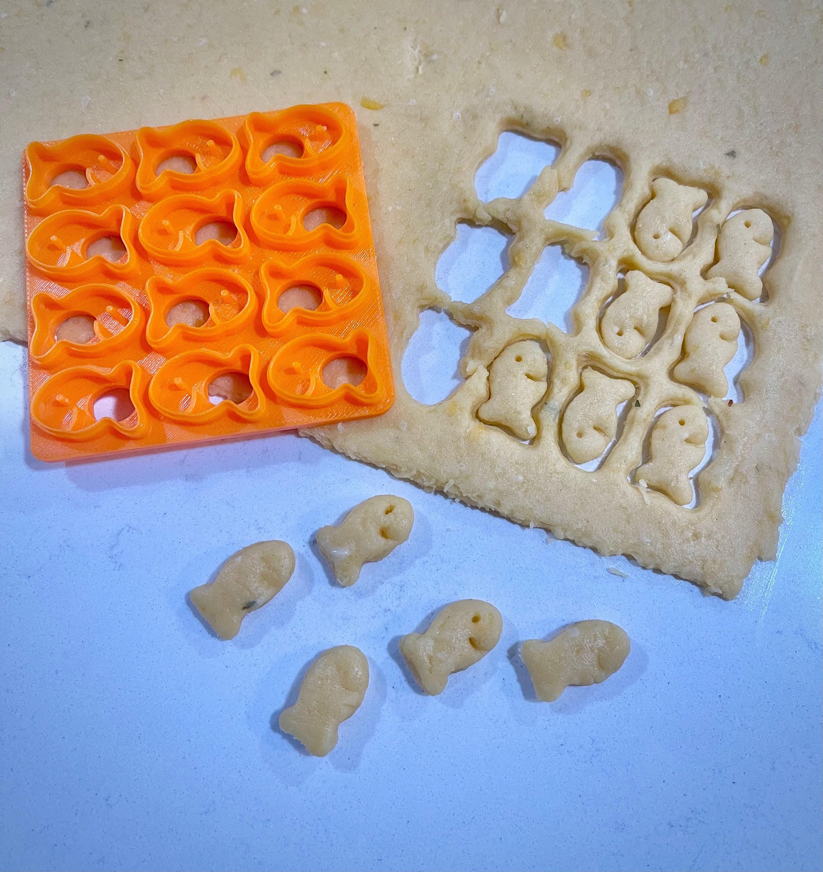 Goldfish Cookie, Whimsical Cutter | Food Grade PLA, 3in Size - Orange Fish Shape, Kids Party Favor
