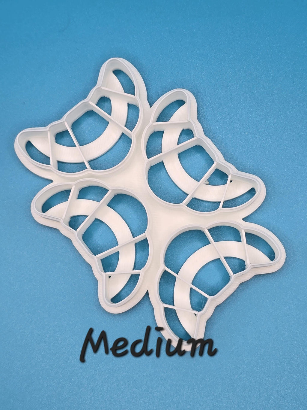 3 Sizes Available, French-Style Croissant Cookie Cutter | PLA | Small, Medium, Large (1", 1.5", 2.3")