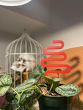 Wire Plant Trellis, Simple Eclectic Climbing Support | 3D Printed, Rounded Spike, Indoor Small