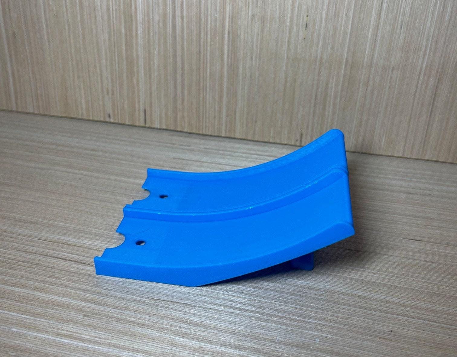 Racetrack Wall Ramps, Kids Car Jump Set - Left & Right, With Joint, Ground Or Mounted Play, For Most Tracks