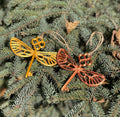 Flying Key Ornament, Whimsical Holiday Decor | 3D Printed Lightweight Plastic | 4in Long X 5in Wide