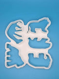 3D Printed Safari, Five-Animal Cookie Cutter Set | Food-Safe PLA, Hand Wash - Small To Medium Shapes