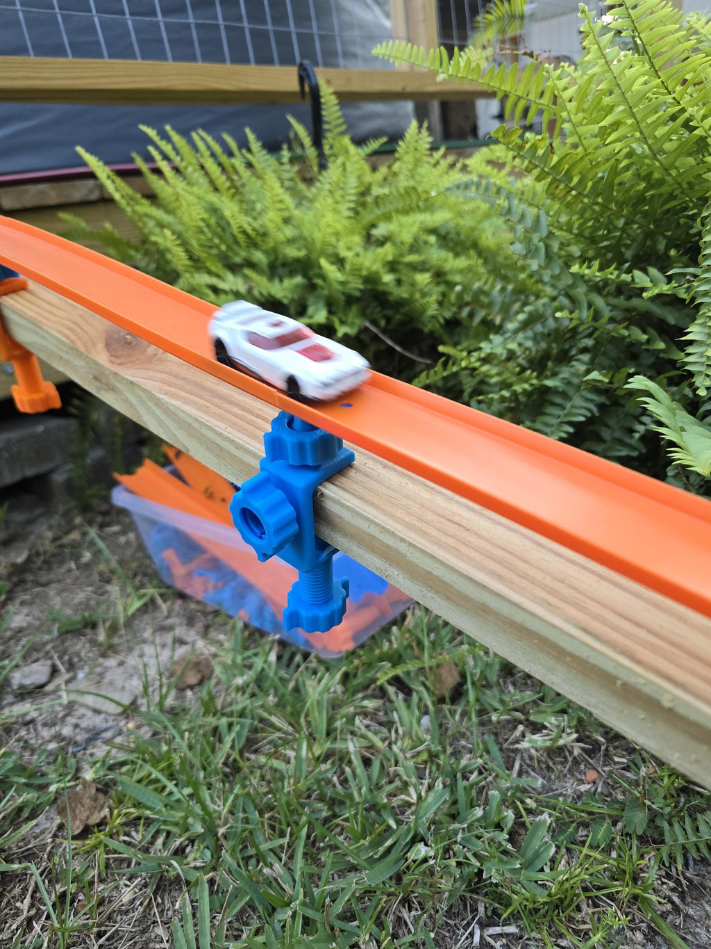 Race Track Connector, Mix And Match Clamp Mounts | Removable Screw-In, Fits Up To 2 Inches, Kid-Friendly Setup