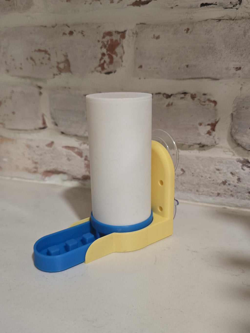 Quail And Chick - Feeder & Waterer Set - Removable Lid, 221 mL Capacity, Suction Cup with Zip Tie Mounts