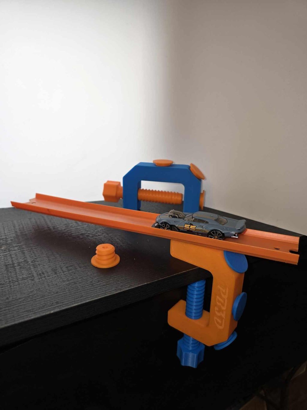 Mount 4 Removable, Racetrack Clamp, Super-Strong Grip - Fits Surfaces Up To 2-Inch, Works With Major Tracks