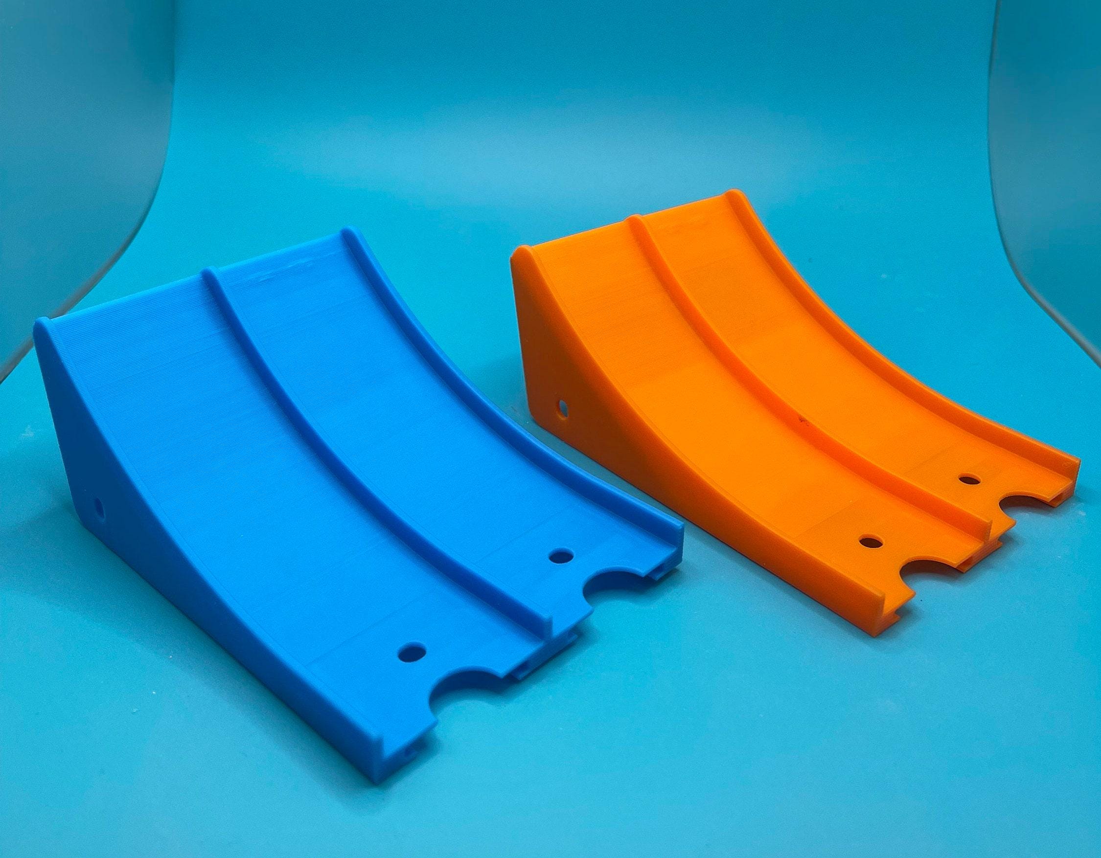 Monster Truck Ramp, Wall-Mount Launch Or Landing - 3in Wide, 2in Tall, 4.5in Long, Multiple Colors