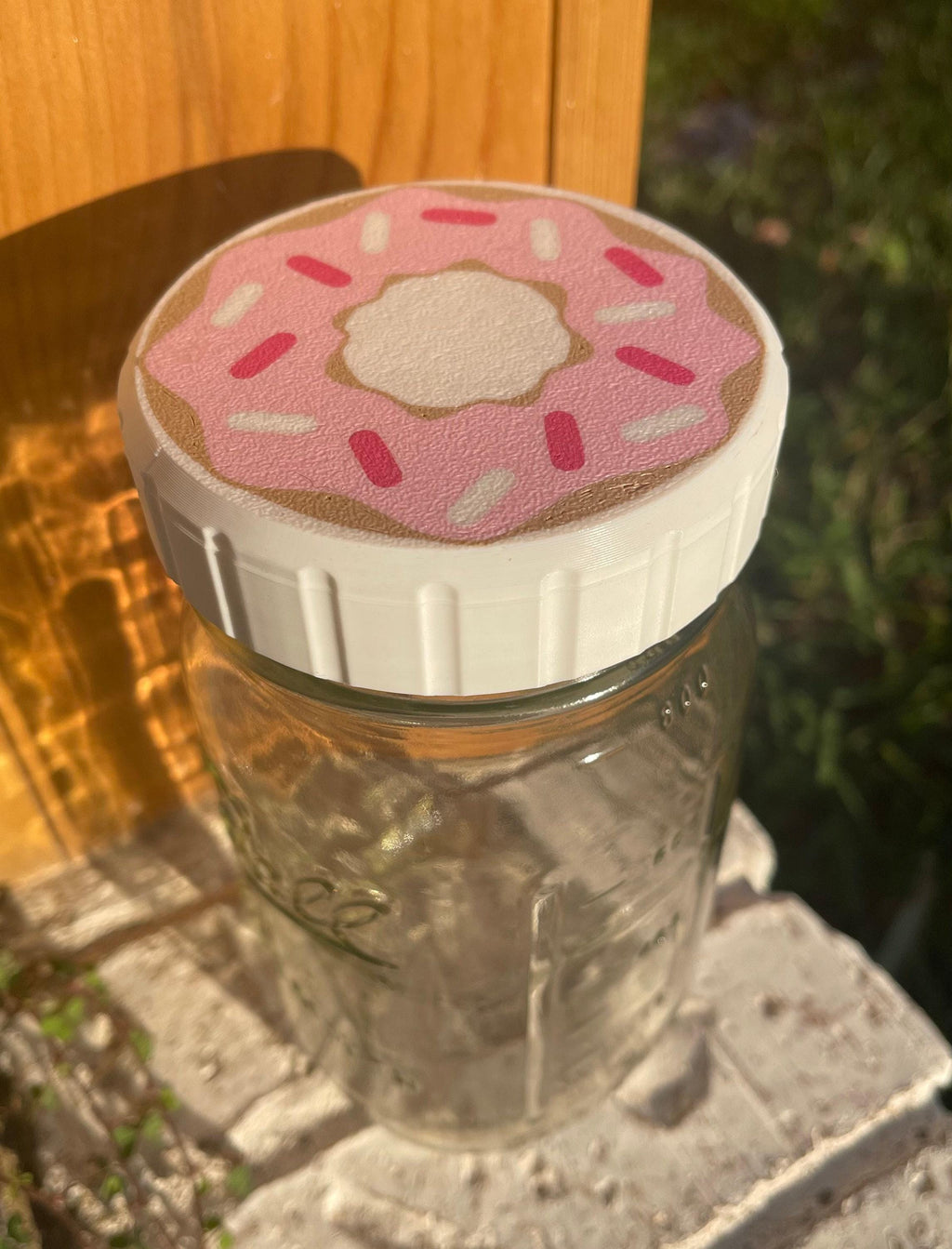 Wide Mouth Mason Custom Jar Lids, Hand Painted And Vinyl Options, Personalized Designs, Multiple Sizes
