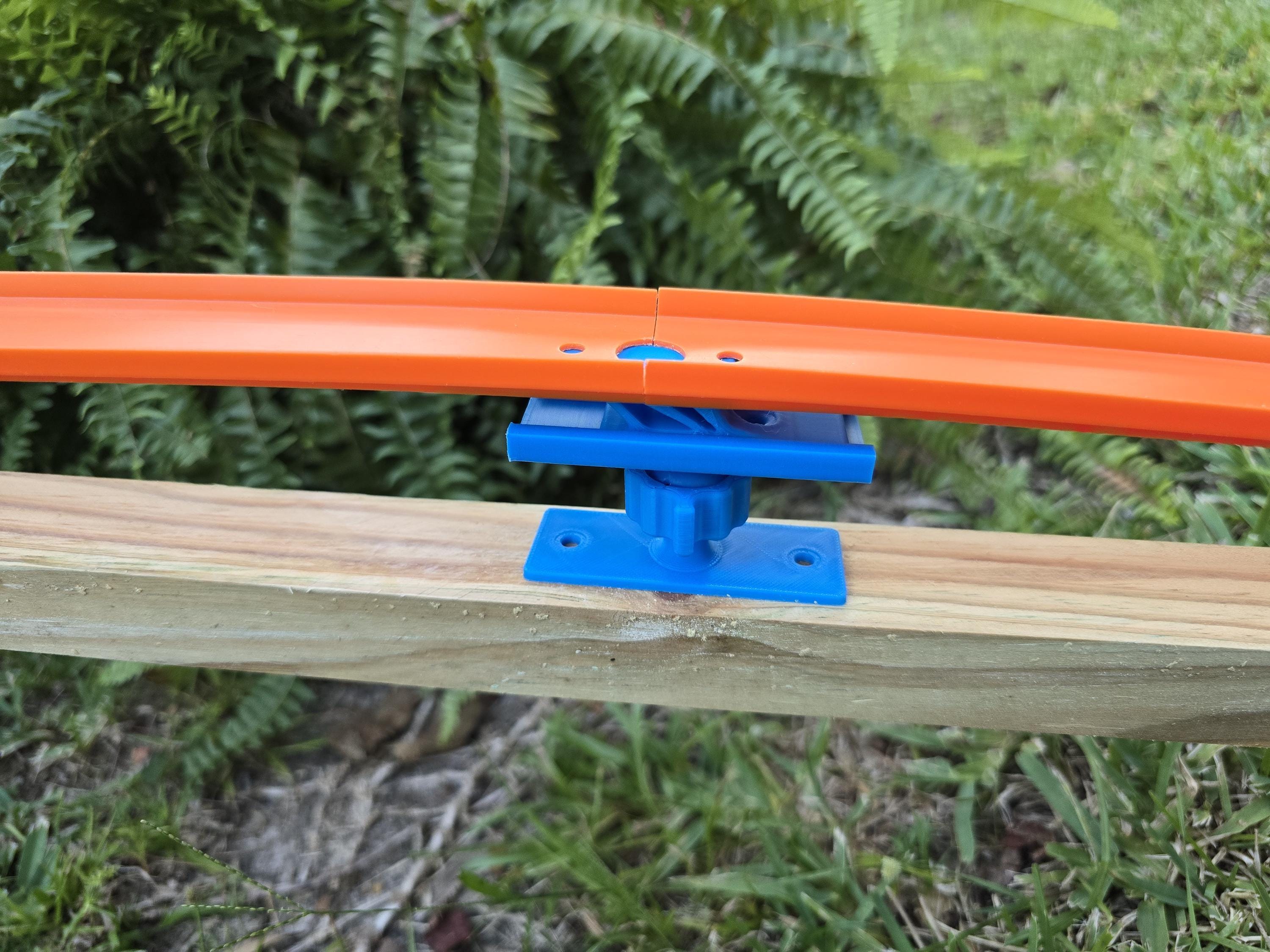 Ultimate Swivel Base - Track Mount, 360 Rotation, Side-To-Side Slide, Pre-Drilled Universal Fit For Hot Wheels