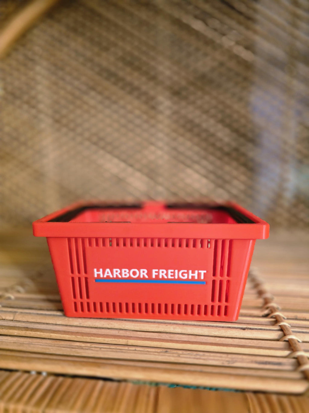 3D Printed Basket, Mini Shopping Organizer | Customizable Handles, Logo Personalization | Party Favors, Desk Storage | 4.2×6×3 In