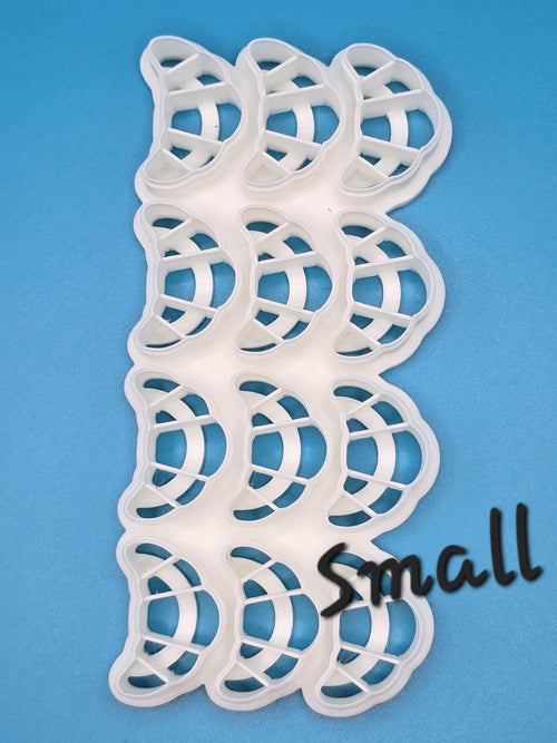 3 Sizes Available, French-Style Croissant Cookie Cutter | PLA | Small, Medium, Large (1", 1.5", 2.3")