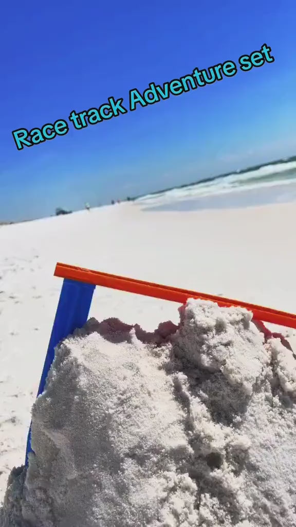 Custom Toy Car Sand, Dirt Spikes | 3D Printed Track Mounts, Launch Platform, Landing Pad, 8 Inch