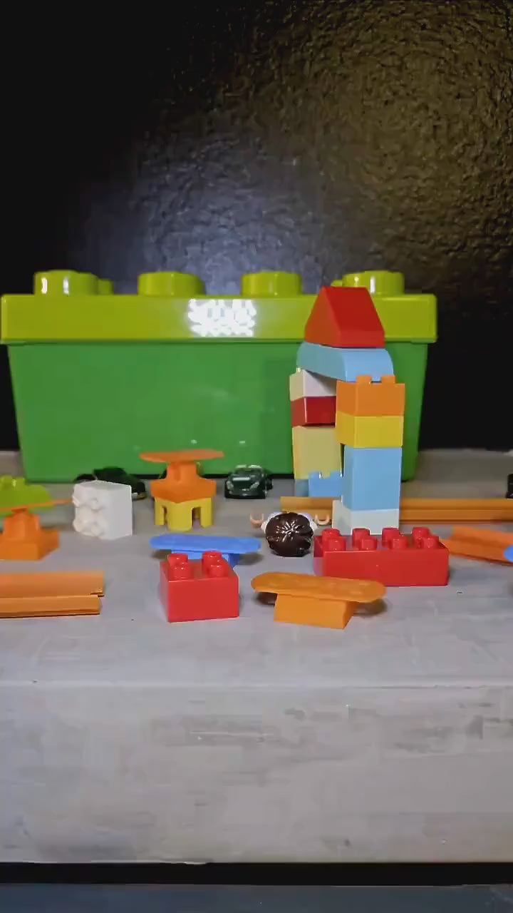 3D Printed Adapters, Racetrack Connectors For Duplo Tracks | PLA Plastic | Universal Fit, Color Options